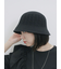 透かし柄ニットバケットハット