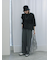 透かし柄ニットバケットハット