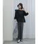 透かし柄ニットバケットハット
