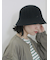 透かし柄ニットバケットハット