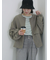 透かし柄ニットバケットハット