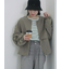 透かし柄ニットバケットハット