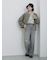 透かし柄ニットバケットハット