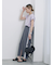 サイドラメラインスカート