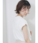 ハシゴレース付きフレンチTシャツ