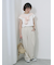 ハシゴレース付きフレンチTシャツ