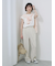 ハシゴレース付きフレンチTシャツ
