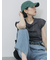 ハシゴレース付きフレンチTシャツ