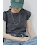 ハシゴレース付きフレンチTシャツ