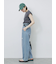 ハシゴレース付きフレンチTシャツ