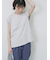 ハシゴレース付きフレンチTシャツ