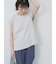 ハシゴレース付きフレンチTシャツ