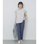 ハシゴレース付きフレンチTシャツ