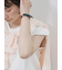 ハシゴレース付きフレンチTシャツ