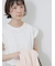 ハシゴレース付きフレンチTシャツ