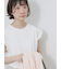 ハシゴレース付きフレンチTシャツ