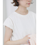 ハシゴレース付きフレンチTシャツ