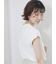 ハシゴレース付きフレンチTシャツ