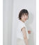 ハシゴレース付きフレンチTシャツ