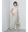 ハシゴレース付きフレンチTシャツ
