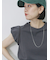 ハシゴレース付きフレンチTシャツ