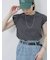 ハシゴレース付きフレンチTシャツ