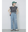 ハシゴレース付きフレンチTシャツ