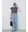 ハシゴレース付きフレンチTシャツ