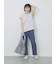 ハシゴレース付きフレンチTシャツ