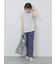 ハシゴレース付きフレンチTシャツ