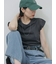 ハシゴレース付きフレンチTシャツ