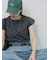 ハシゴレース付きフレンチTシャツ