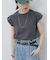 ハシゴレース付きフレンチTシャツ