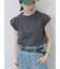 ハシゴレース付きフレンチTシャツ
