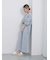 クロップドレイヤードワンピース