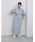 クロップドレイヤードワンピース