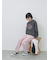 異素材切替リメイク風プルオーバー