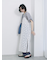 メッシュレースキャミワンピース
