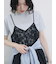 メッシュレースキャミワンピース