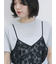 メッシュレースキャミワンピース