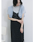 メッシュレースキャミワンピース