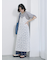 メッシュレースキャミワンピース