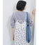 メッシュレースキャミワンピース