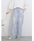 【接触冷感】水彩柄イージーパンツ