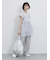 【接触冷感】水彩柄イージーパンツ