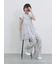 【接触冷感】水彩柄イージーパンツ