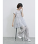 【接触冷感】水彩柄イージーパンツ