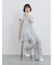 【接触冷感】水彩柄イージーパンツ