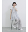 【接触冷感】水彩柄イージーパンツ