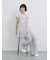 【接触冷感】水彩柄イージーパンツ